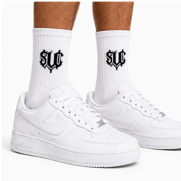 WHITE SOCKS (1Pair)